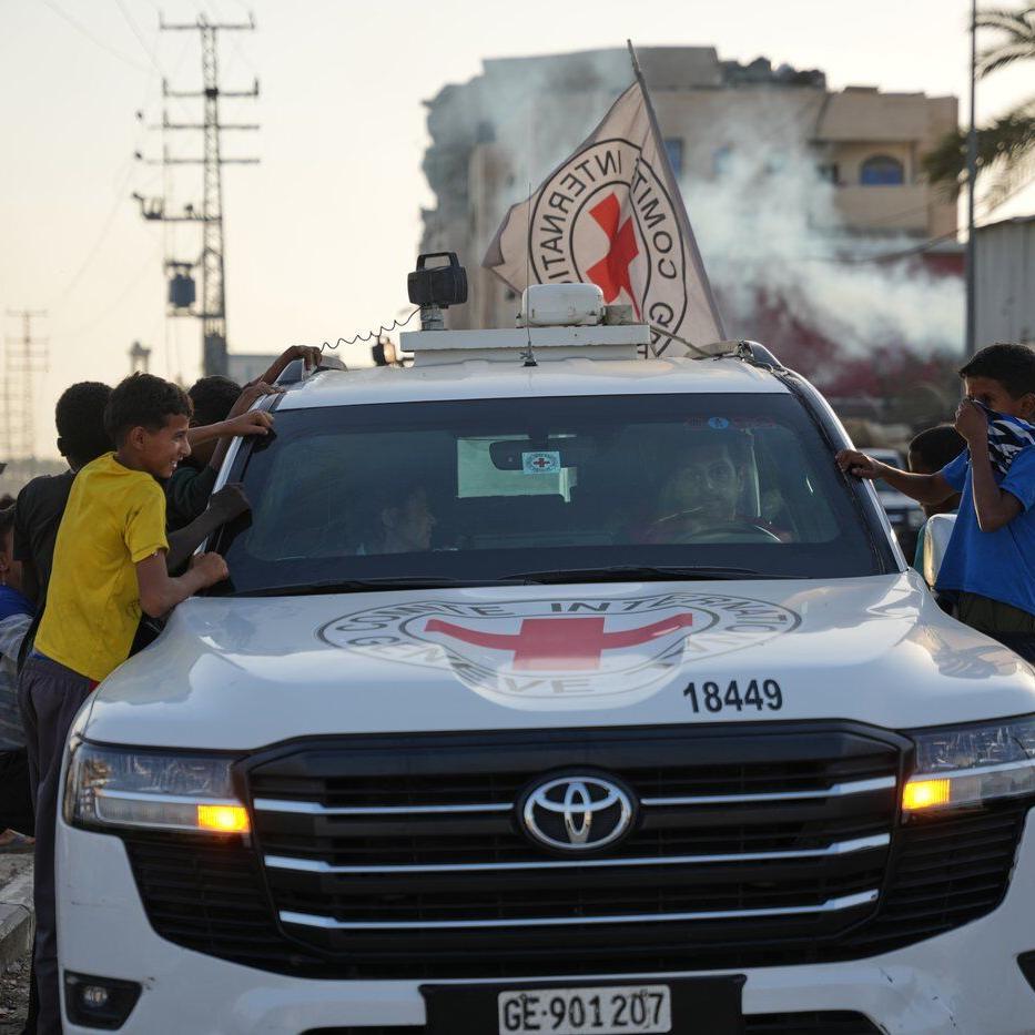 Red Cross says it transferred unidentified remains of 3 people to Israel